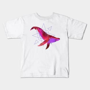 space whale Kids T-Shirt